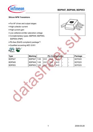 BDP 947 E6327 datasheet  